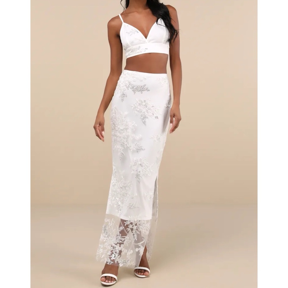 NWT! Lulus Embroidered 2-Pc Dress